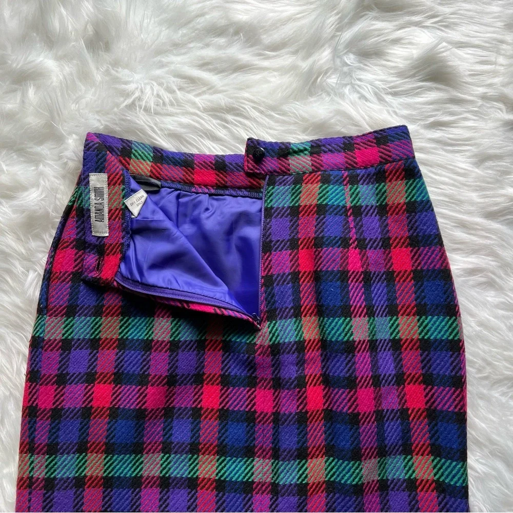 Amanda Smith Vintage Wool Blend Pencil‎ Skirt